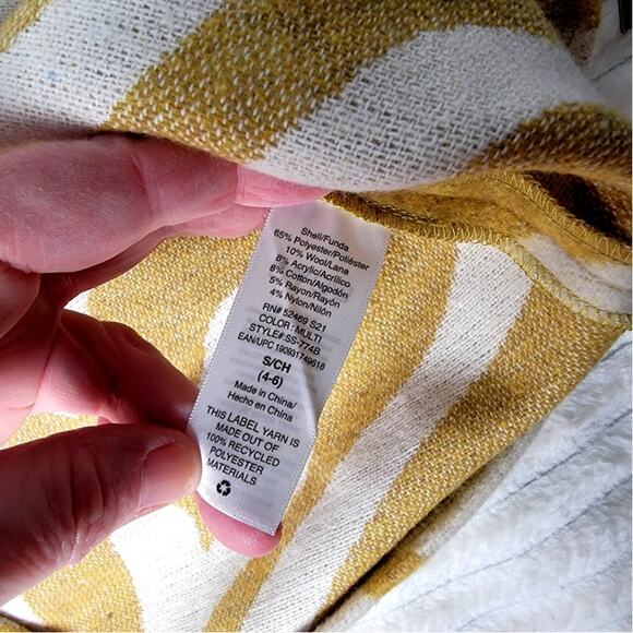 Scoop Oversized Zebra‎ Print Shacket Jacket S Small 4-6 Heavy Thick Button Front - Picture 10 of 11